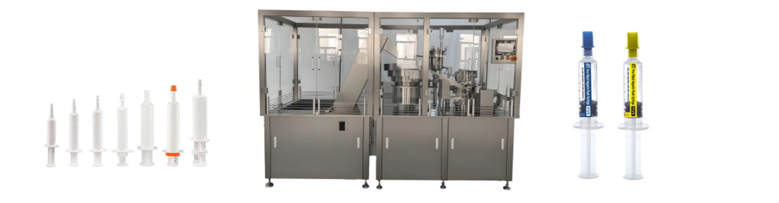 Customized Liquid Syringe Prefilled Filling and Sealing Equipment Veterinary Health Prefilled Syringe Dosing System