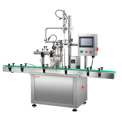 스테인리스 스틸 프레임으로 설계되어 제약 포장에서 정확성을 제공하는 반자동 사전 충전 주사기 충전기