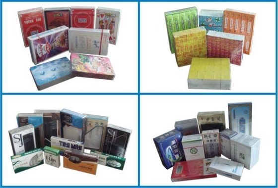 BOPP 필름 향수 상자 셀로판 포장기 50pcs/Min