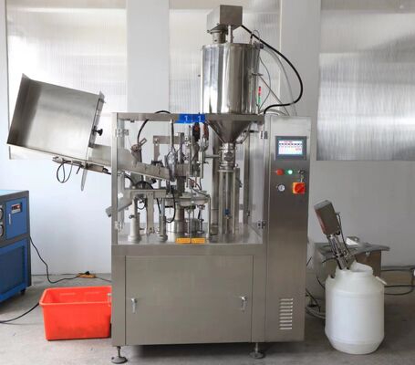 자동 부드러운 플라스틱 튜브 충진과 기계 실링 알루미늄 미용 크림 튜브 치약 튜브 충전기