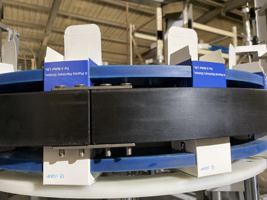 Automatic Vertical Rotary Cartoning Machine for Bottles and Jars